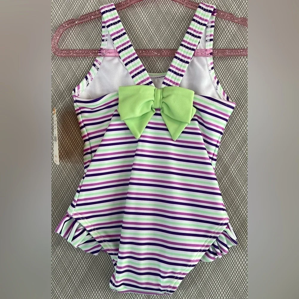 Gymboree - Striped Pineapple Swimsuit (Size 12-18m)